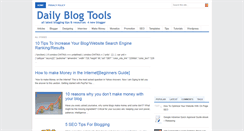 Desktop Screenshot of dailyblogtools.com