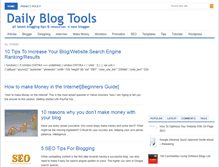 Tablet Screenshot of dailyblogtools.com